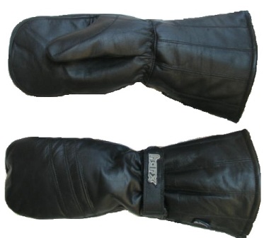 Hanx Bronto vedenpitävät nahkarukkaset - Kelkkakäsineet - 1291 - 1