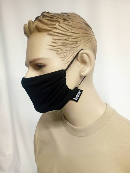 Hanx kasvomaski, musta, kumilenkit -  - 57932 - 1