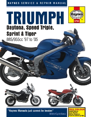 Triumph Fuel Injection Triples 1997-2005 korjausopas - Moottoripyöräkirjat - H3755 - 1