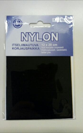 Nylon korjauspaikka, itseliimautuva - Tekstiiliasujen hoito-ja korjaustuotteet - 7766 - 1