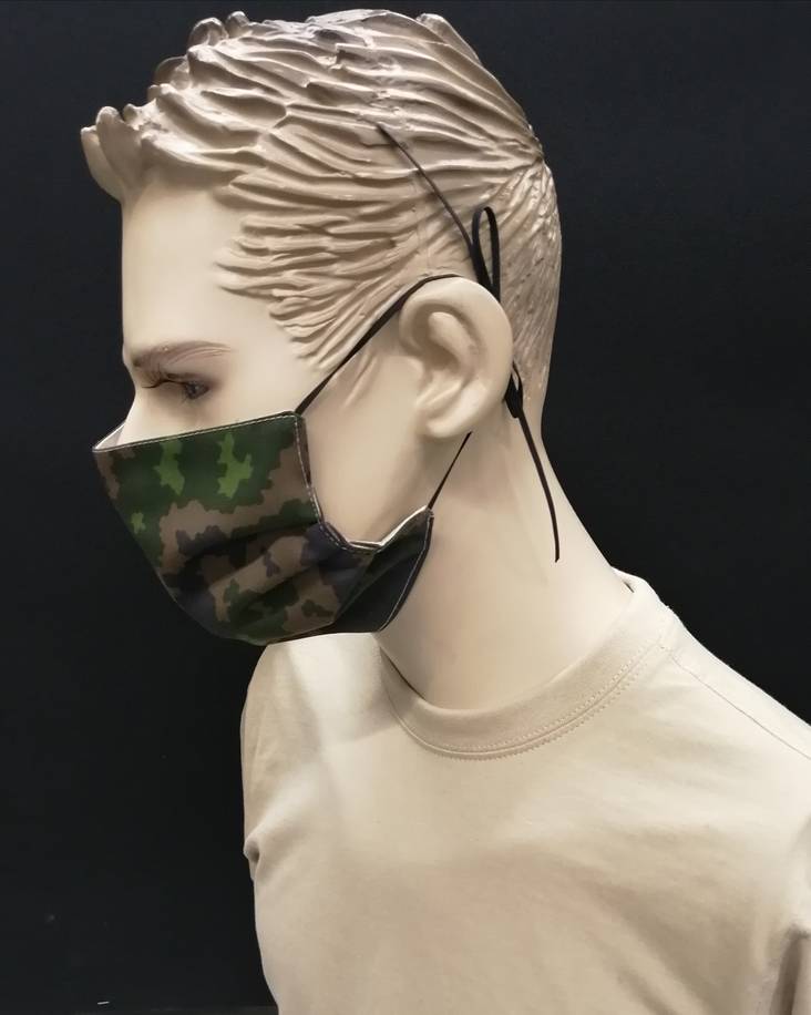 Hanx kasvomaski, M05 camo, kuminauhat -  - 57928 - 1